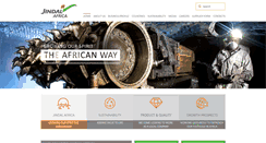Desktop Screenshot of jindalafrica.com